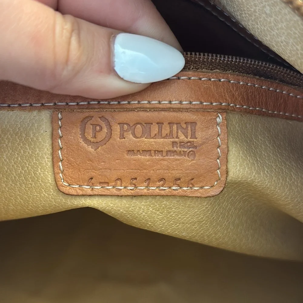 Pollini Handbag in Cream and Tan - Picture 10 of 11